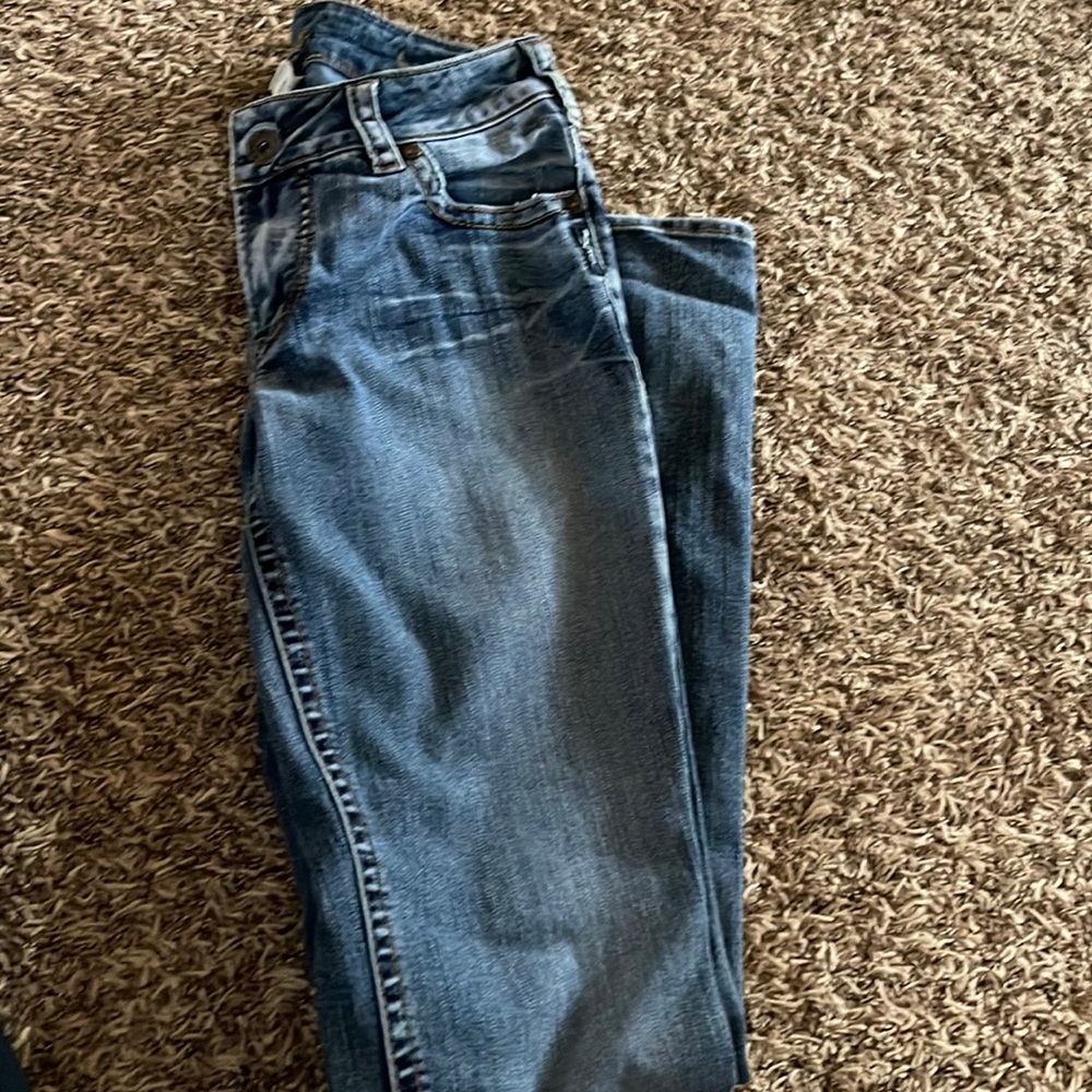 Silver boot cut